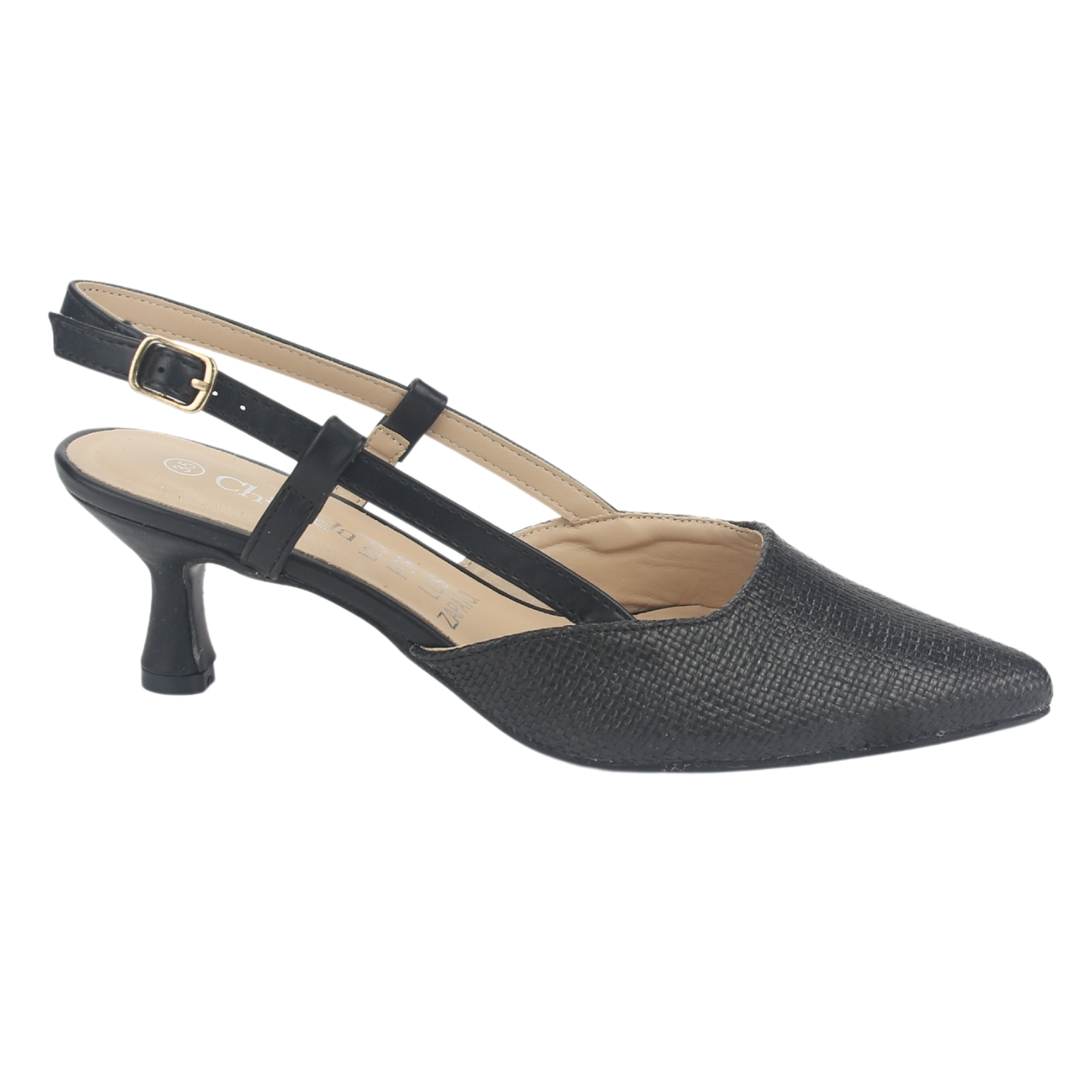 ZAPATO CHALADA MUJER CHIAPA-2 NEGRO CASUAL - 1