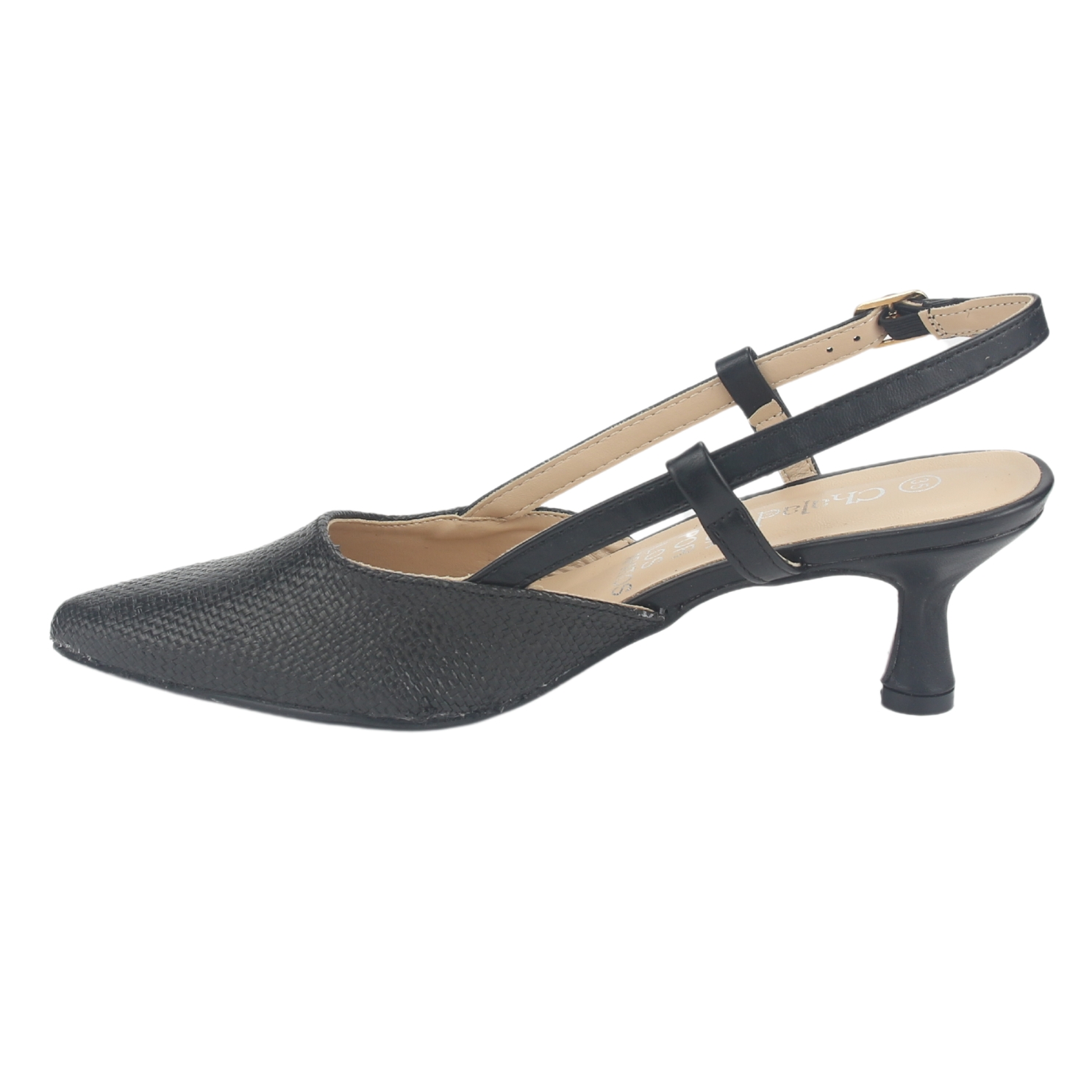 ZAPATO CHALADA MUJER CHIAPA-2 NEGRO CASUAL - 2