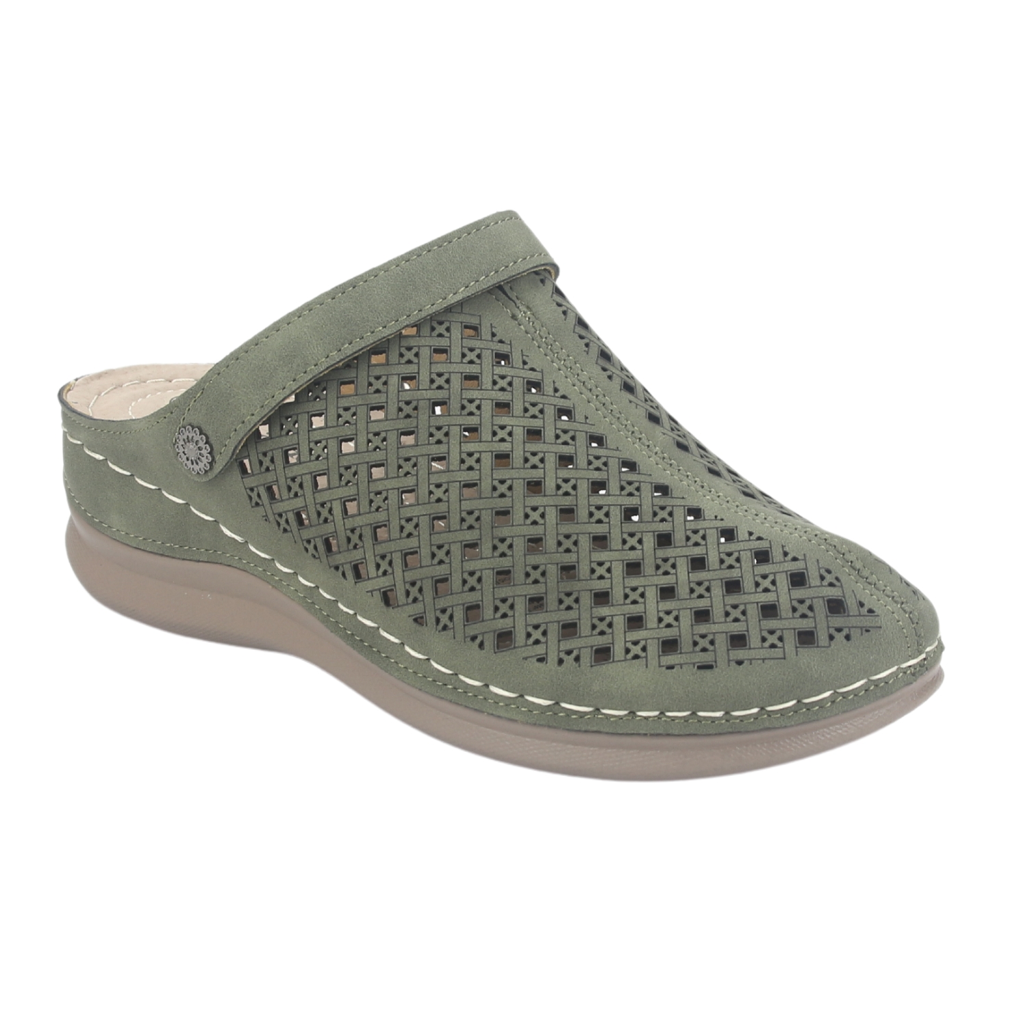 ZAPATO CHALADA MUJER MUSA-3 VERDE CASUAL - 3