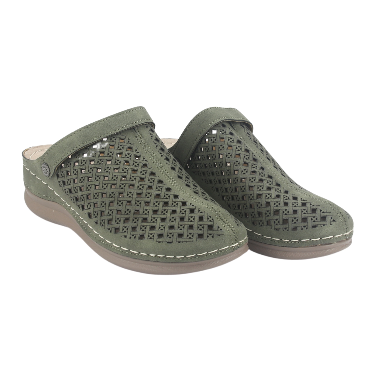 ZAPATO CHALADA MUJER MUSA-3 VERDE CASUAL - 5