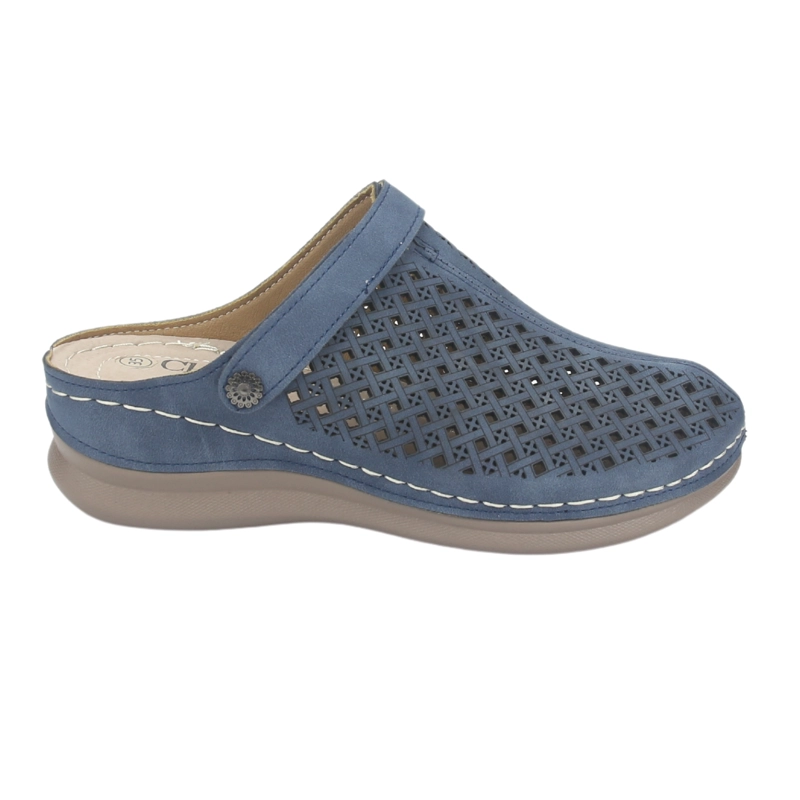 ZAPATO CHALADA MUJER MUSA-3 AZUL CASUAL - 1