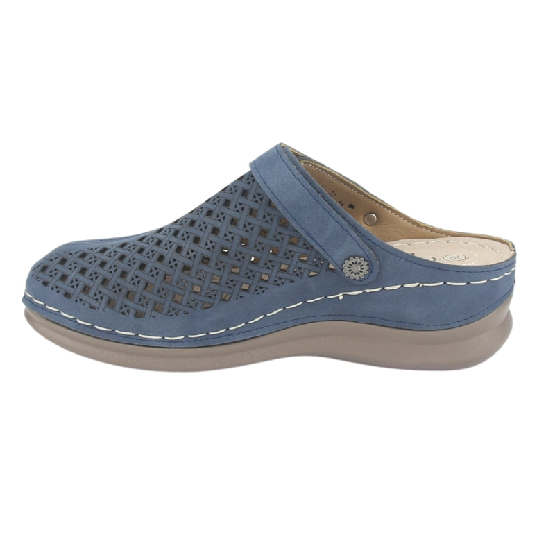 ZAPATO CHALADA MUJER MUSA-3 AZUL CASUAL - 2