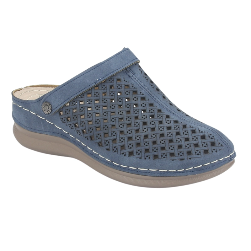 ZAPATO CHALADA MUJER MUSA-3 AZUL CASUAL - 3
