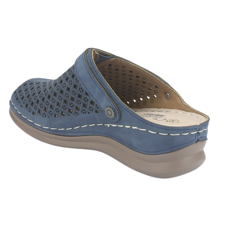 ZAPATO CHALADA MUJER MUSA-3 AZUL CASUAL - 4