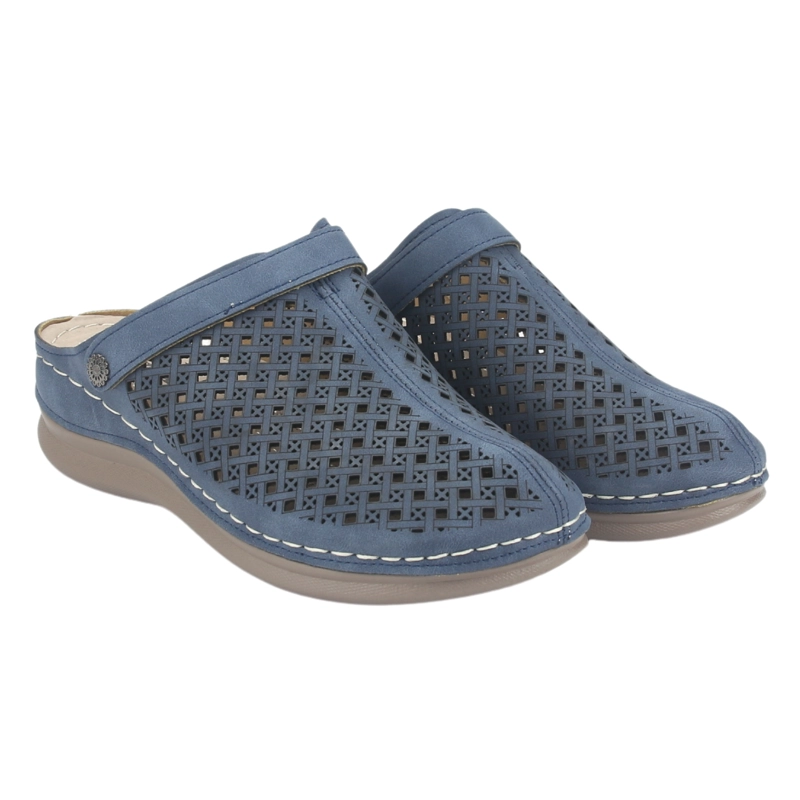 ZAPATO CHALADA MUJER MUSA-3 AZUL CASUAL - 5