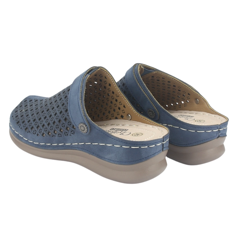 ZAPATO CHALADA MUJER MUSA-3 AZUL CASUAL - 6