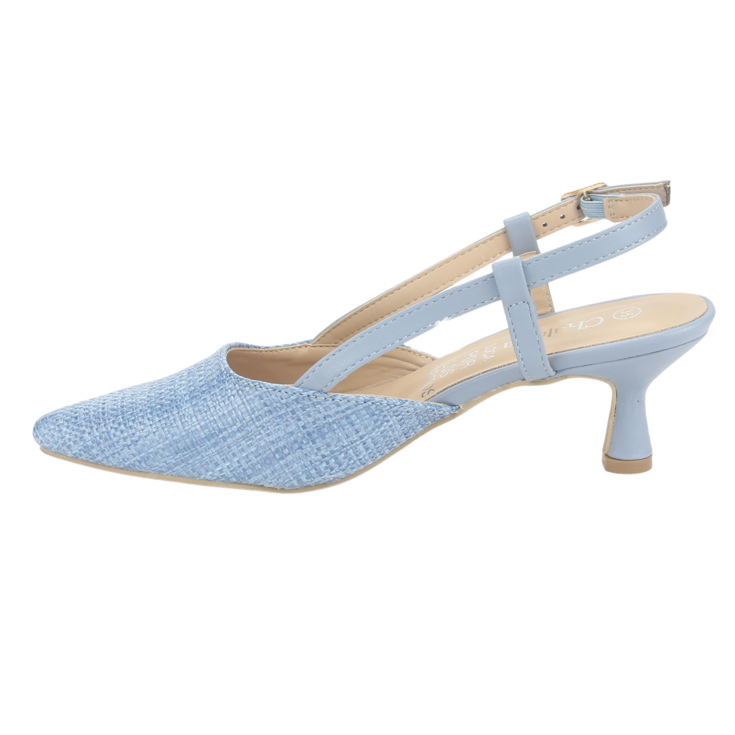 ZAPATO CHALADA MUJER CHIAPA-2 AZUL CASUAL - 2