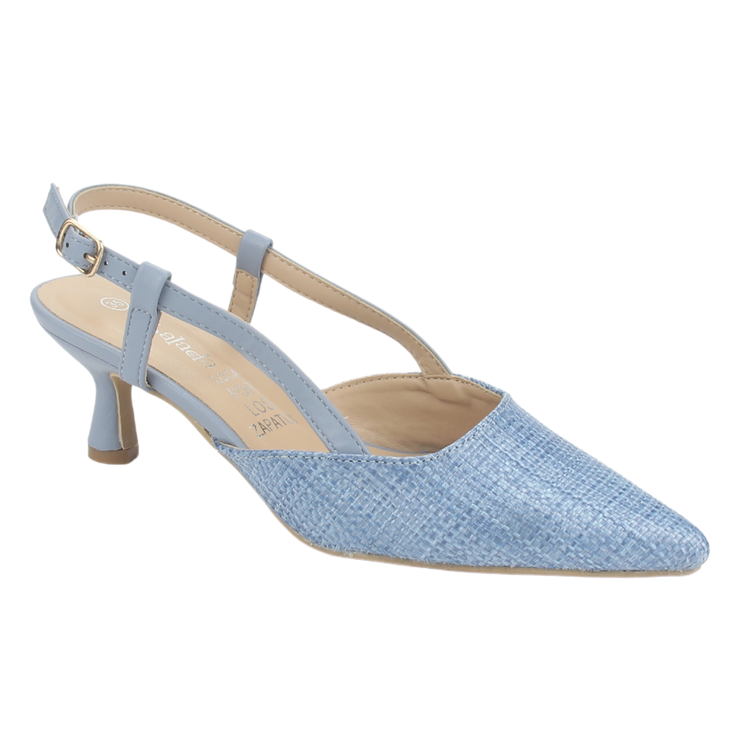 ZAPATO CHALADA MUJER CHIAPA-2 AZUL CASUAL - 3