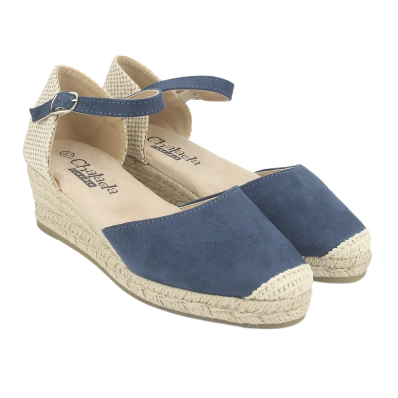 ALPARGATAS CHALADA MUJER PARATI-10 AZUL CASUAL - 5