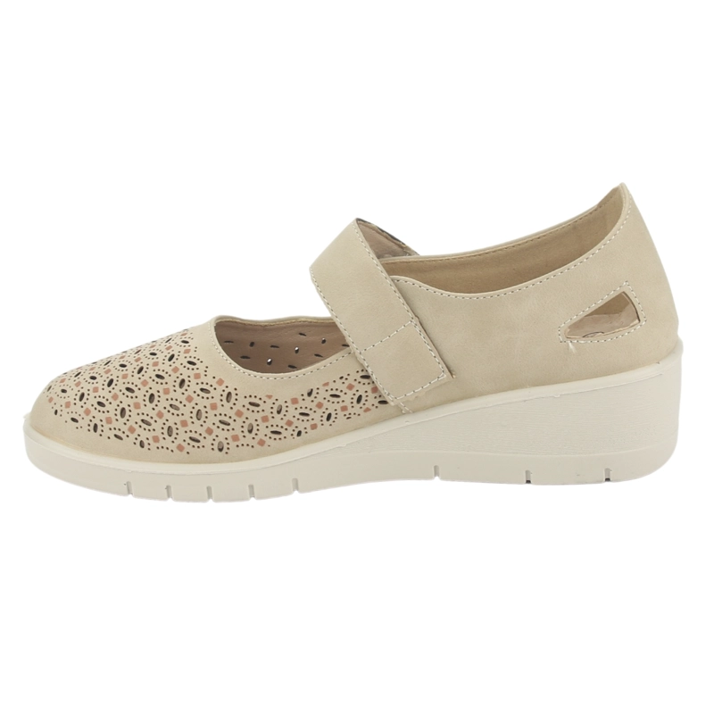 ZAPATO CHALADA MUJER CONA-1 BEIGE CASUAL - 2