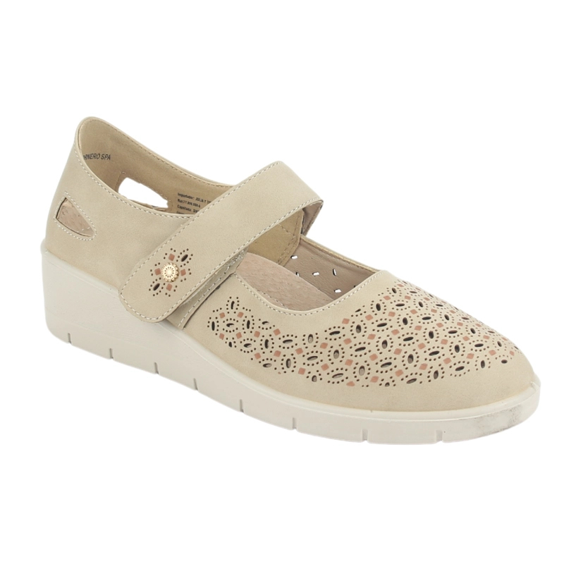 ZAPATO CHALADA MUJER CONA-1 BEIGE CASUAL - 3