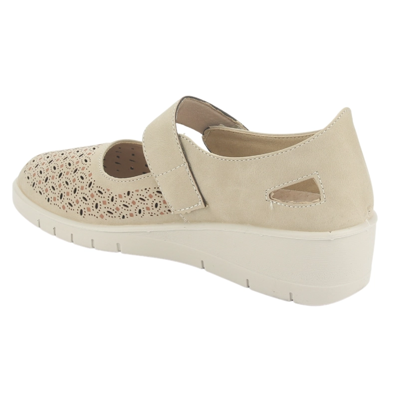 ZAPATO CHALADA MUJER CONA-1 BEIGE CASUAL - 4