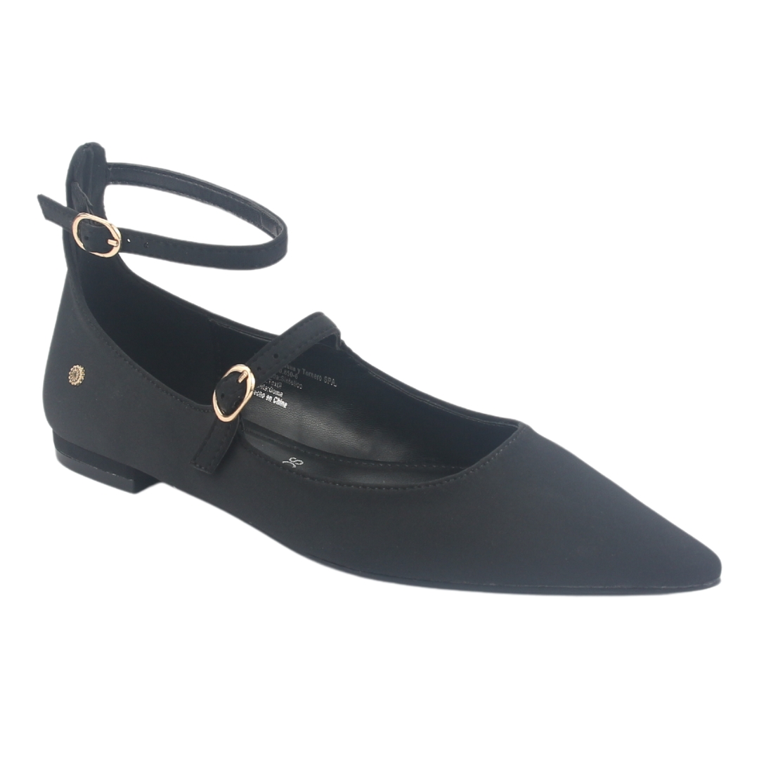 ZAPATO CHALADA MUJER FEOLA-2 NEGRO CASUAL - 3