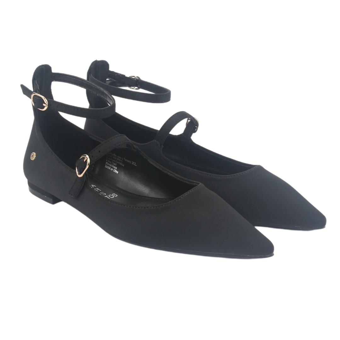 ZAPATO CHALADA MUJER FEOLA-2 NEGRO CASUAL - 5