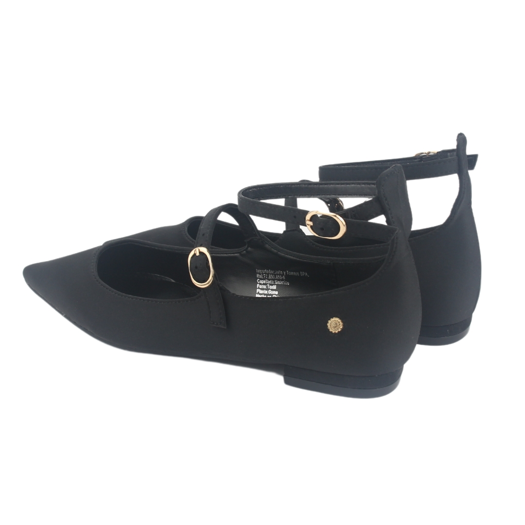 ZAPATO CHALADA MUJER FEOLA-2 NEGRO CASUAL - 6