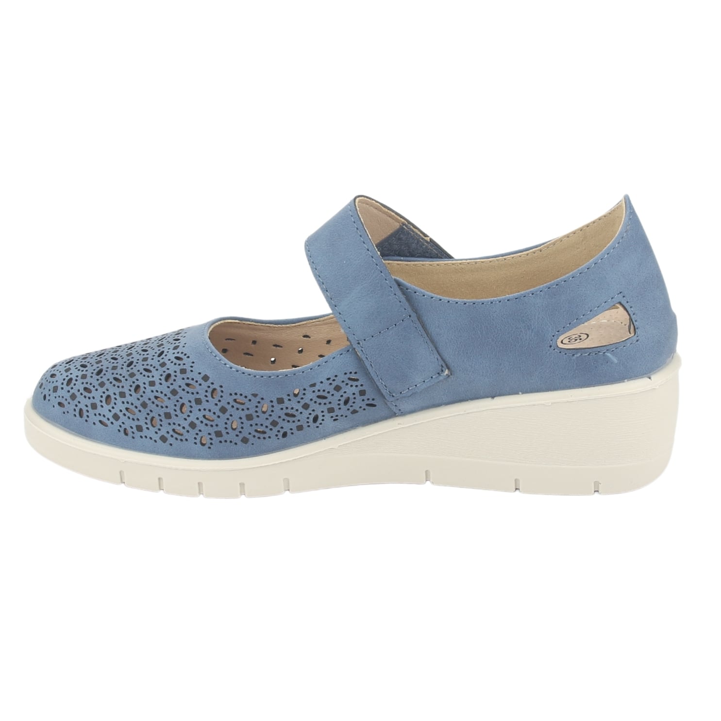 ZAPATO CHALADA MUJER CONA-1 AZUL CASUAL - 2