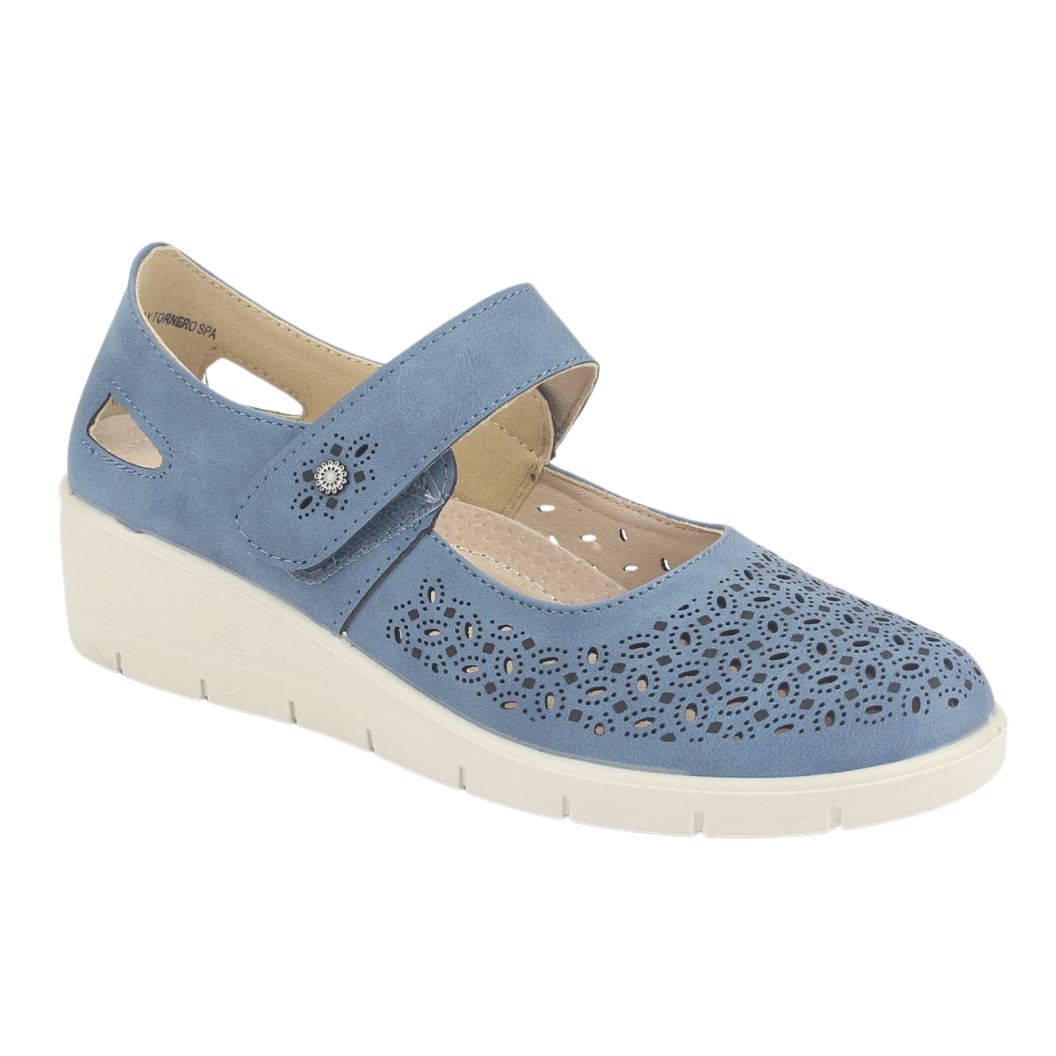 ZAPATO CHALADA MUJER CONA-1 AZUL CASUAL - 3
