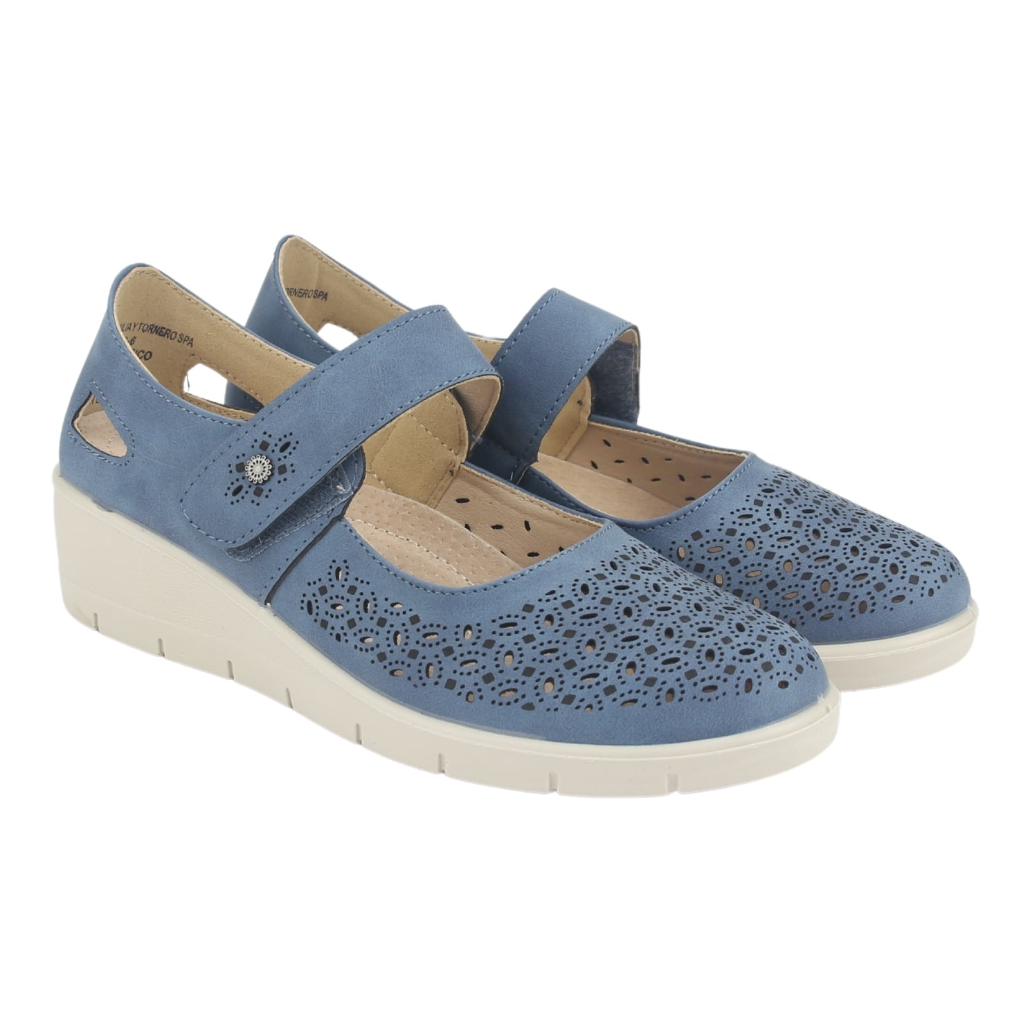 ZAPATO CHALADA MUJER CONA-1 AZUL CASUAL - 5