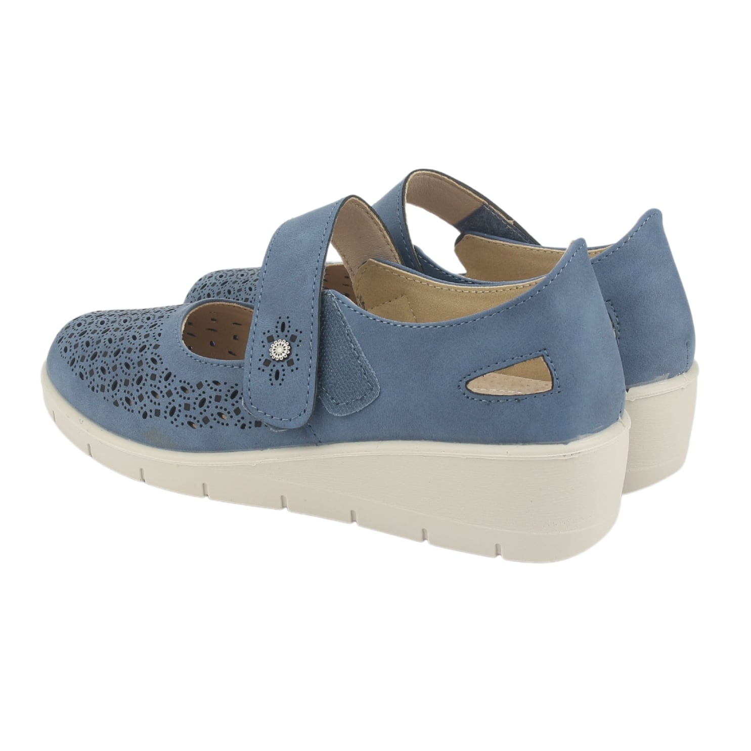 ZAPATO CHALADA MUJER CONA-1 AZUL CASUAL - 6