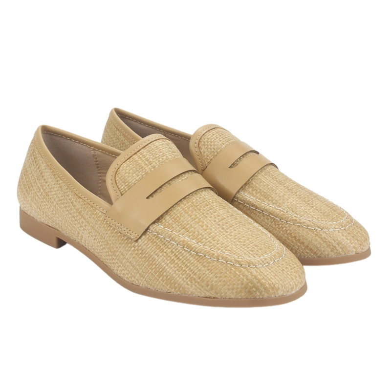 MOCASINES MUJER CHALADA BEIGE SLEEP-29 CASUAL - 5