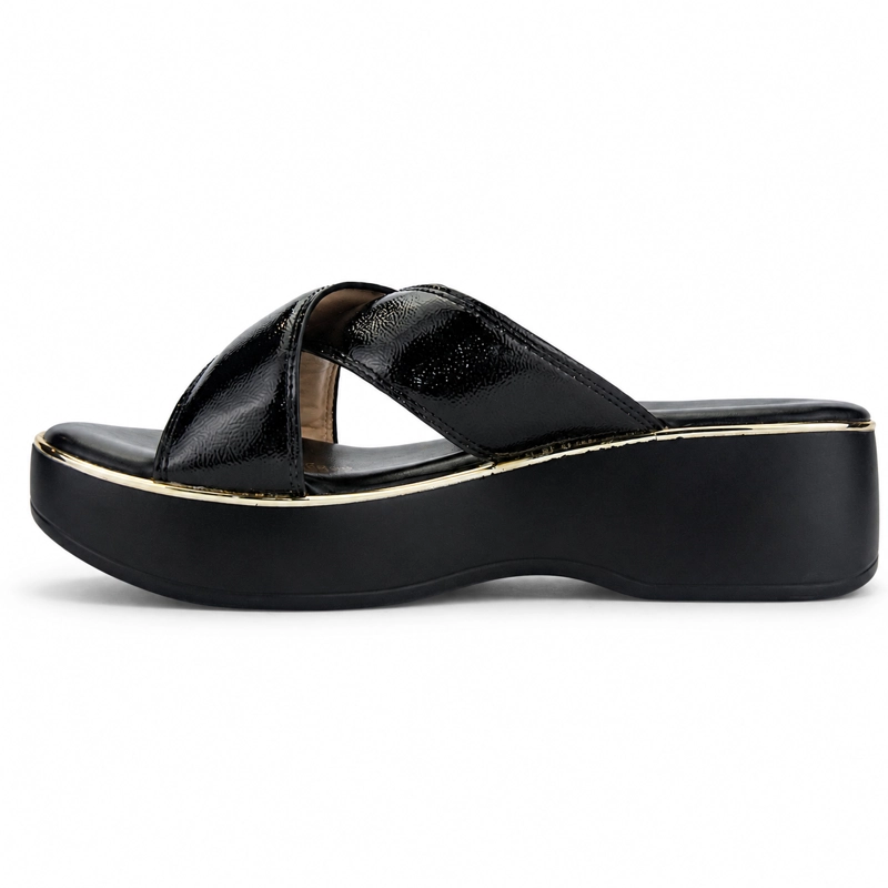SANDALIA MUJER CHALADA NEGRO TOTA-53 PLATAFORMA - 2