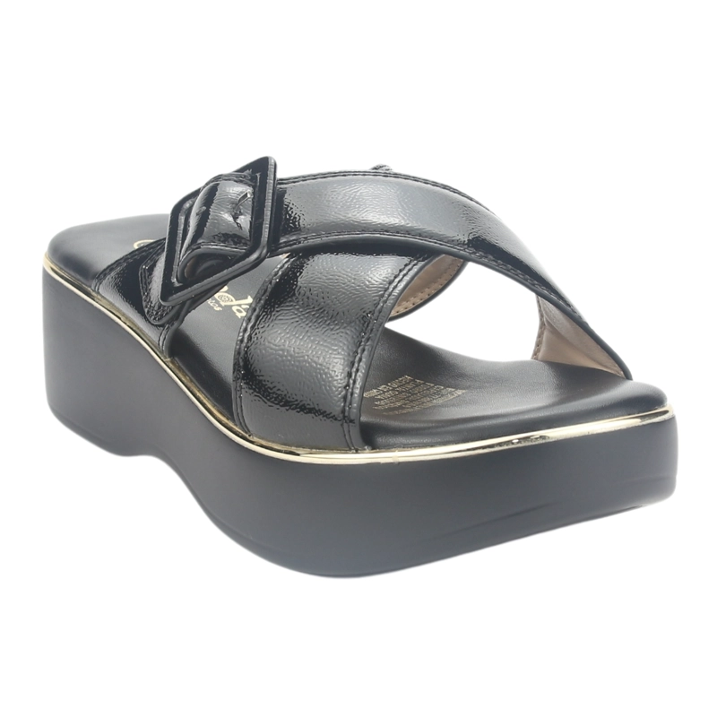 SANDALIA MUJER CHALADA NEGRO TOTA-53 PLATAFORMA - 3