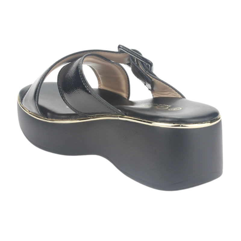 SANDALIA MUJER CHALADA NEGRO TOTA-53 PLATAFORMA - 4
