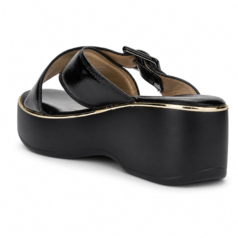 SANDALIA MUJER CHALADA NEGRO TOTA-53 PLATAFORMA - 4