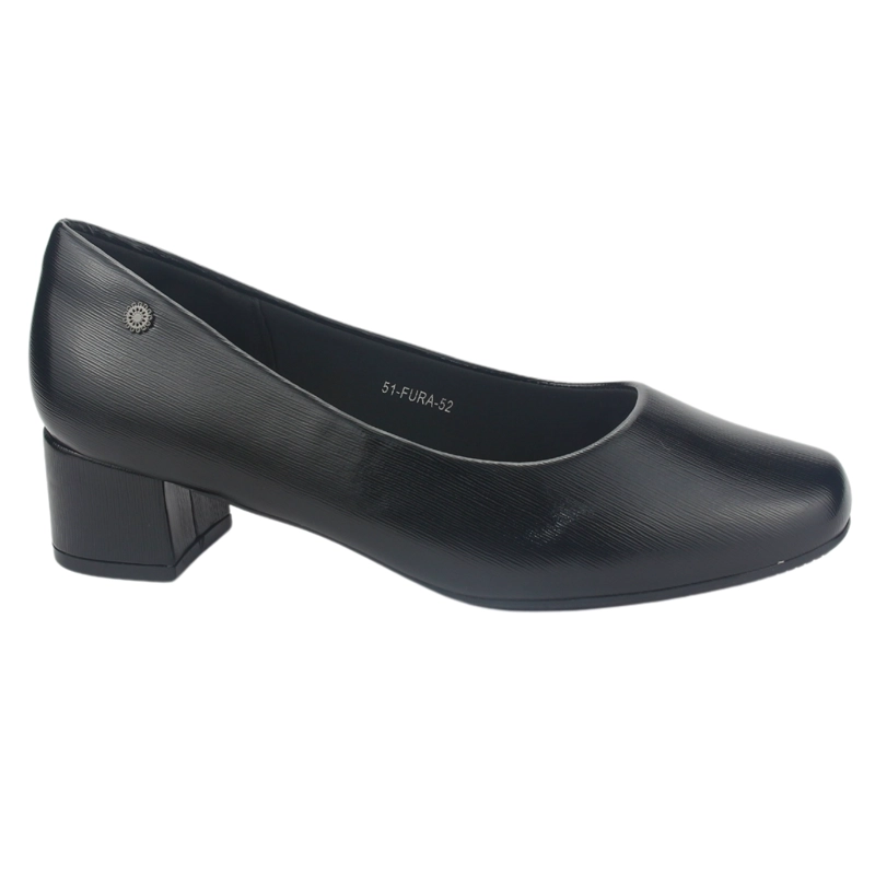 ZAPATO CHALADA MUJER FURA-52 NEGRO CASUAL - 1