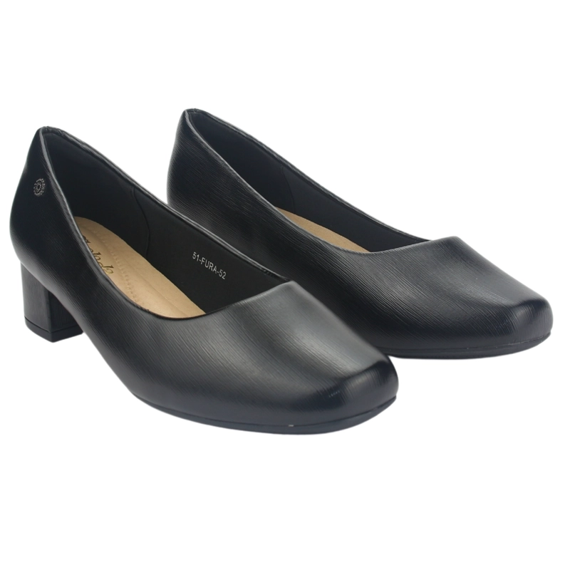 ZAPATO CHALADA MUJER FURA-52 NEGRO CASUAL - 5
