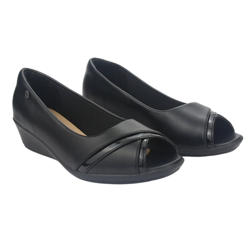 ZAPATOS MUJER CHALADA TEXTIL NEGRO COLES-50 CASUAL - 5
