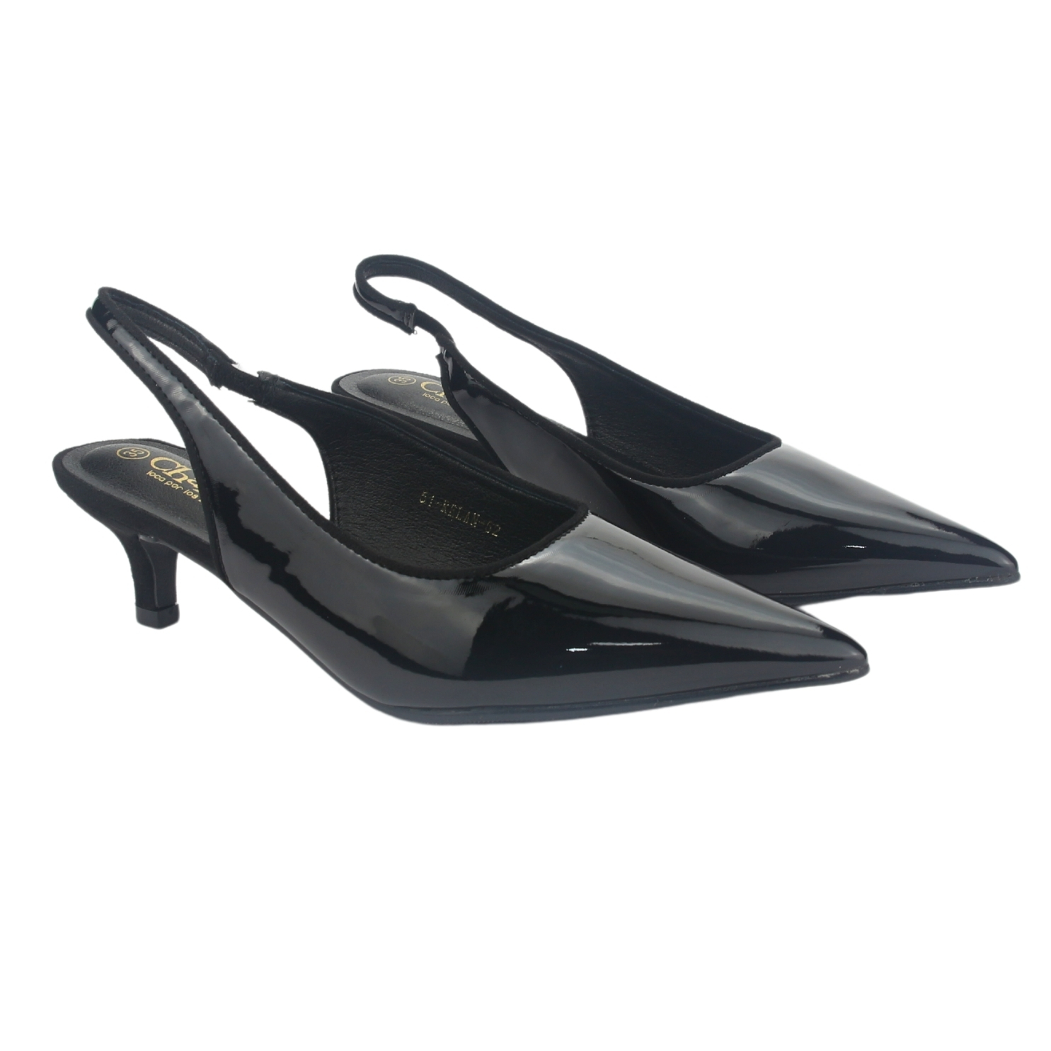 ZAPATO CHALADA MUJER RELAN-52 NEGRO CASUAL - 5
