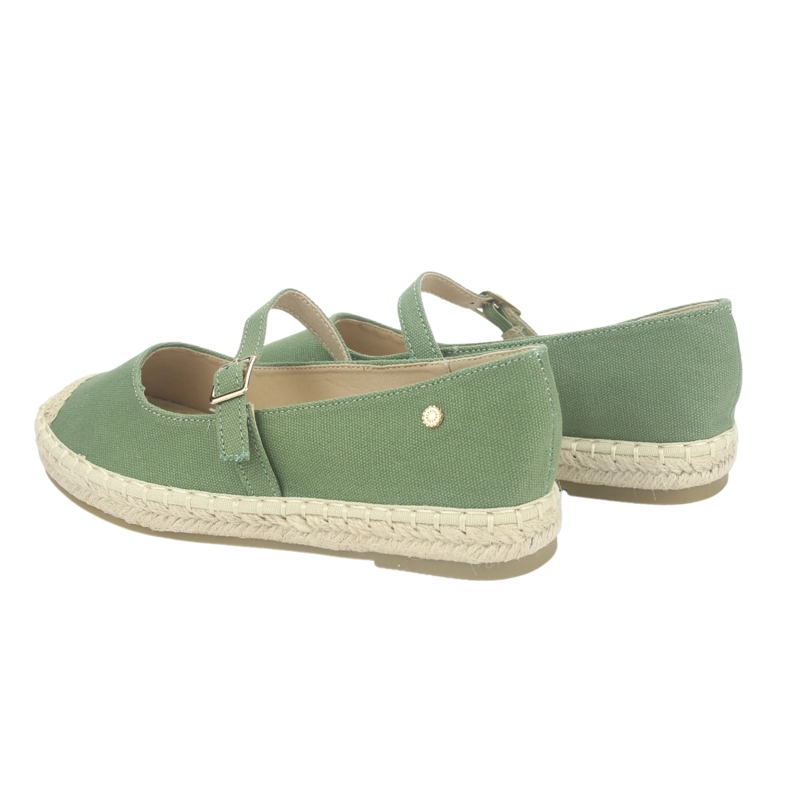 ALPARGATAS MUJER CHALADA VERDE DIJON-11 CASUAL - 6