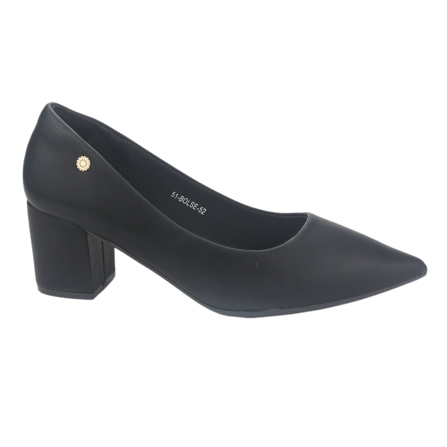 ZAPATO CHALADA MUJER BOLSE-52 NEGRO CASUAL - 1