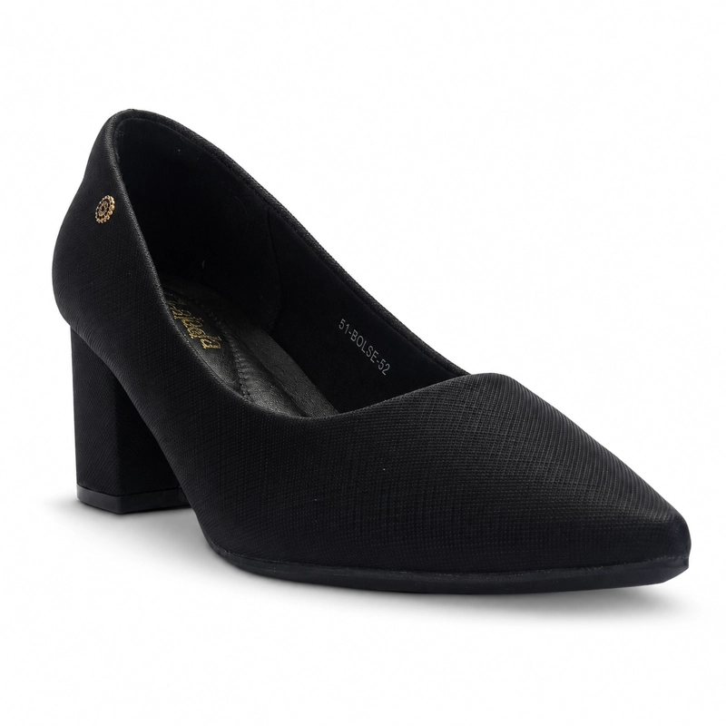 ZAPATO NEGRO MUJER CASUAL CHALADA BOLSE - 3