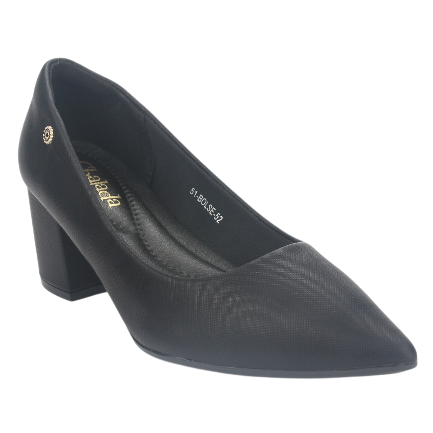 ZAPATO CHALADA MUJER BOLSE-52 NEGRO CASUAL - 3