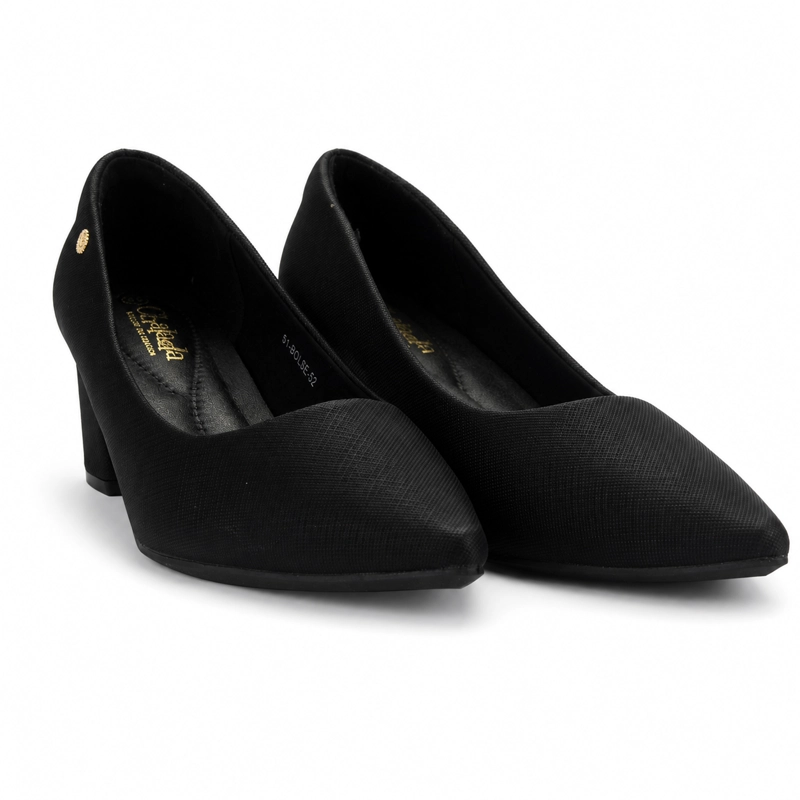 ZAPATO NEGRO MUJER CASUAL CHALADA BOLSE - 5