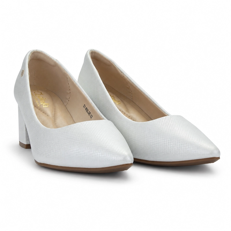 ZAPATO PLATEADO MUJER CASUAL CHALADA BOLSE - 5