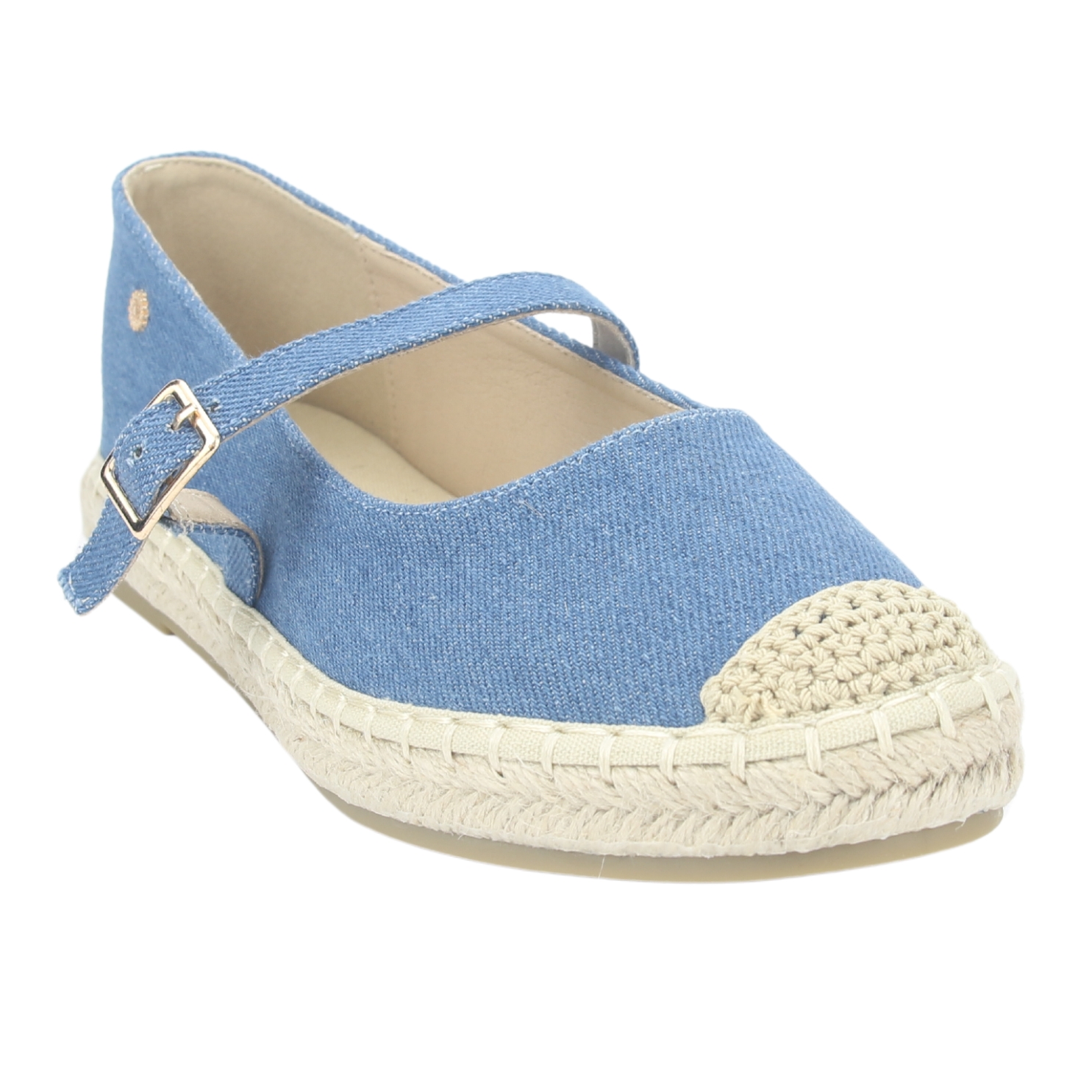 ALPARGATAS MUJER CHALADA AZUL DIJON-11 CASUAL - 3