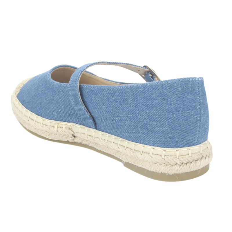 ALPARGATAS MUJER CHALADA AZUL DIJON-11 CASUAL - 4