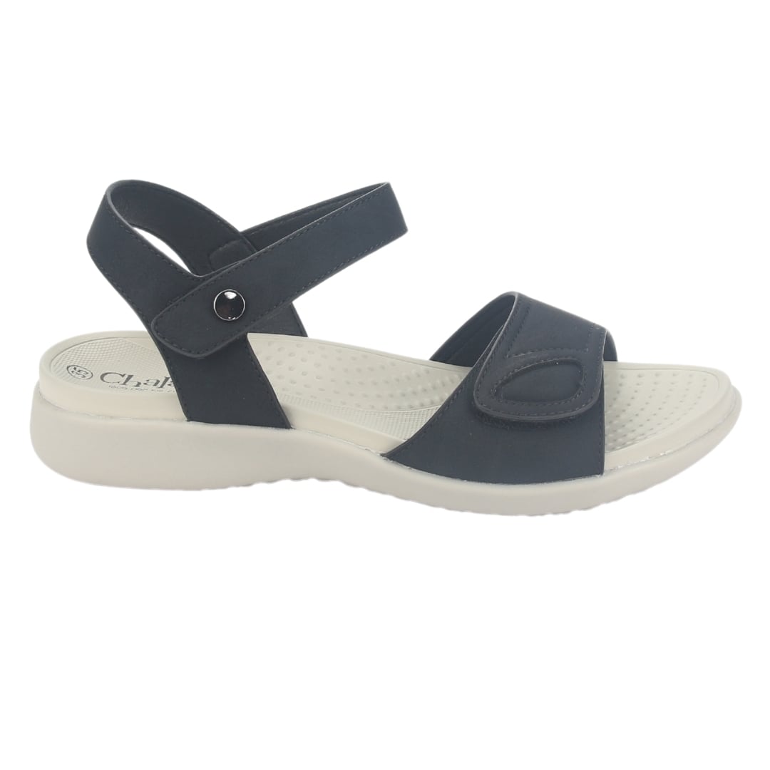 SANDALIA MUJER CHALADA NEGRO ELSA-20 CASUAL - 1