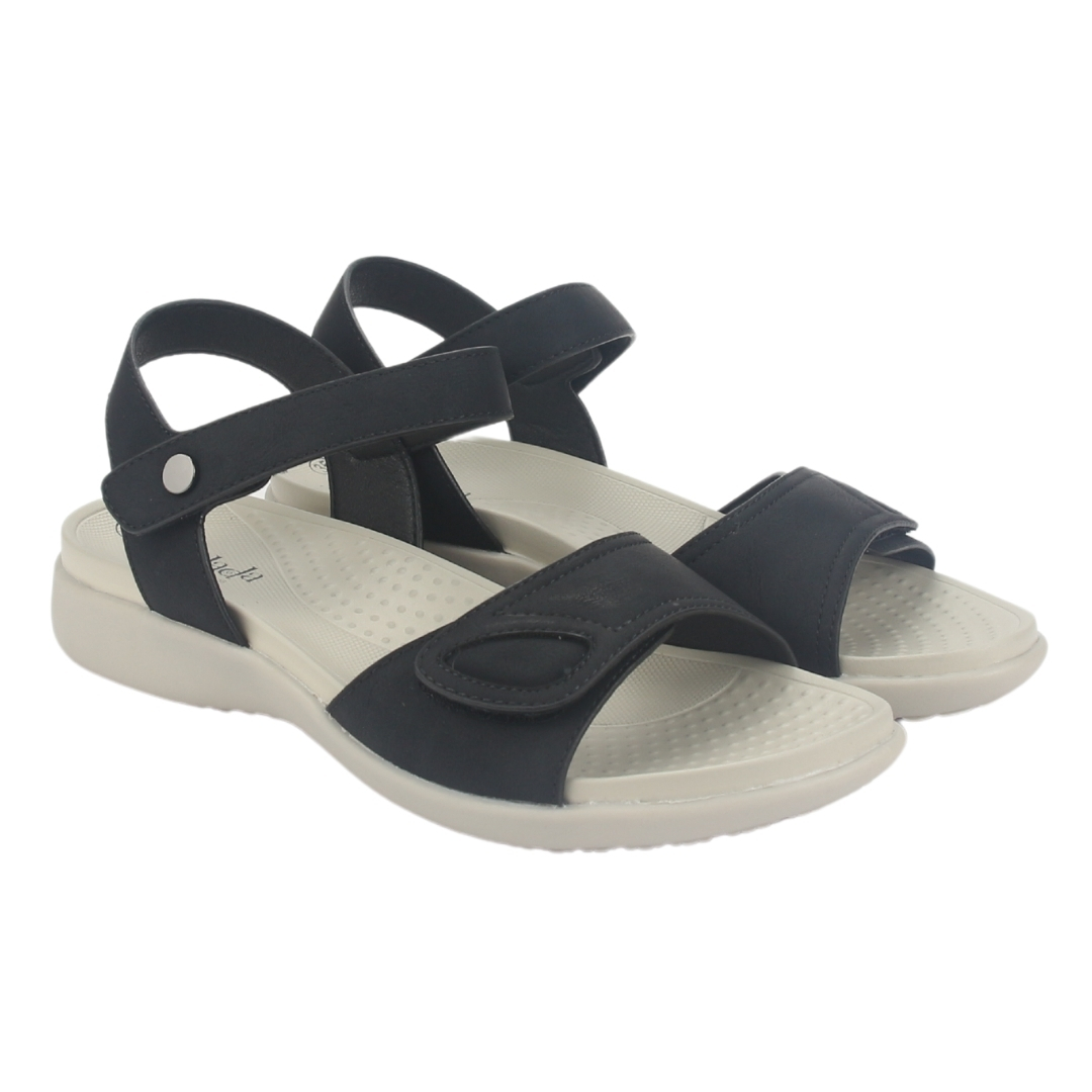 SANDALIA MUJER CHALADA NEGRO ELSA-20 CASUAL - 5