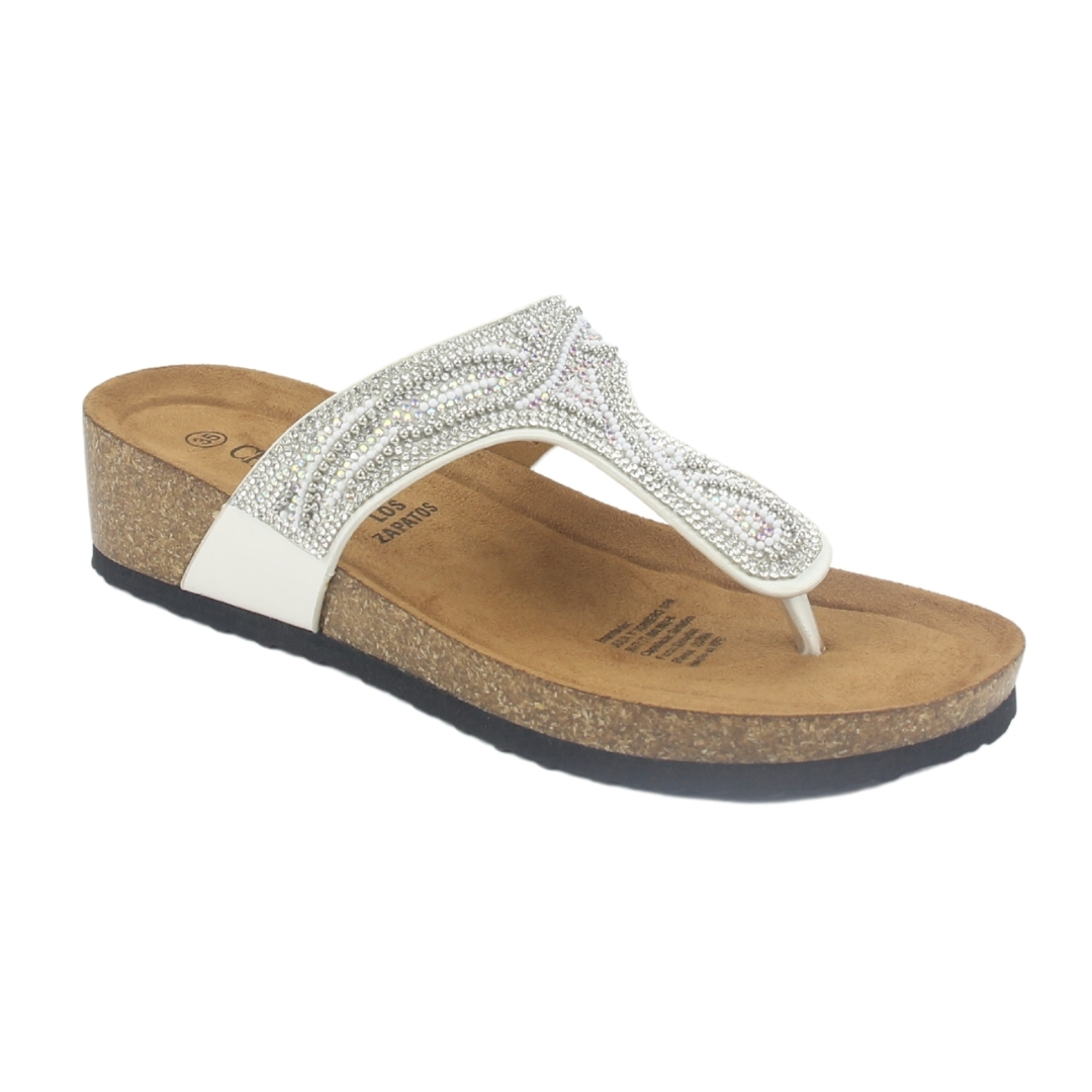 SANDALIA MUJER CHALADA BLANCO FIFO-2 CASUAL - 3