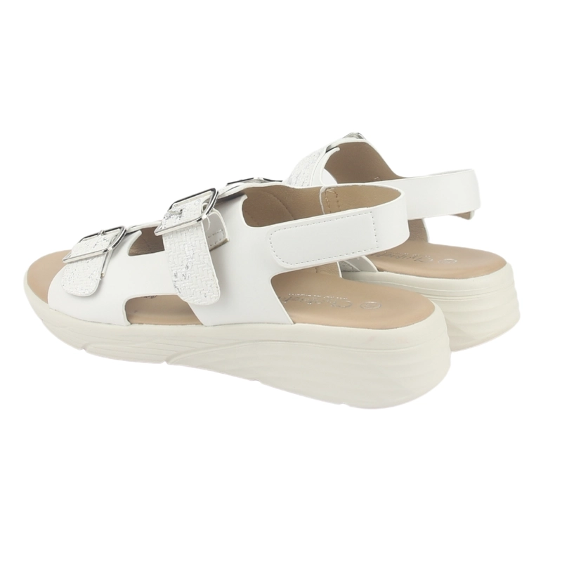 SANDALIA MUJER CHALADA BLANCO BENI-12 CASUAL - 6