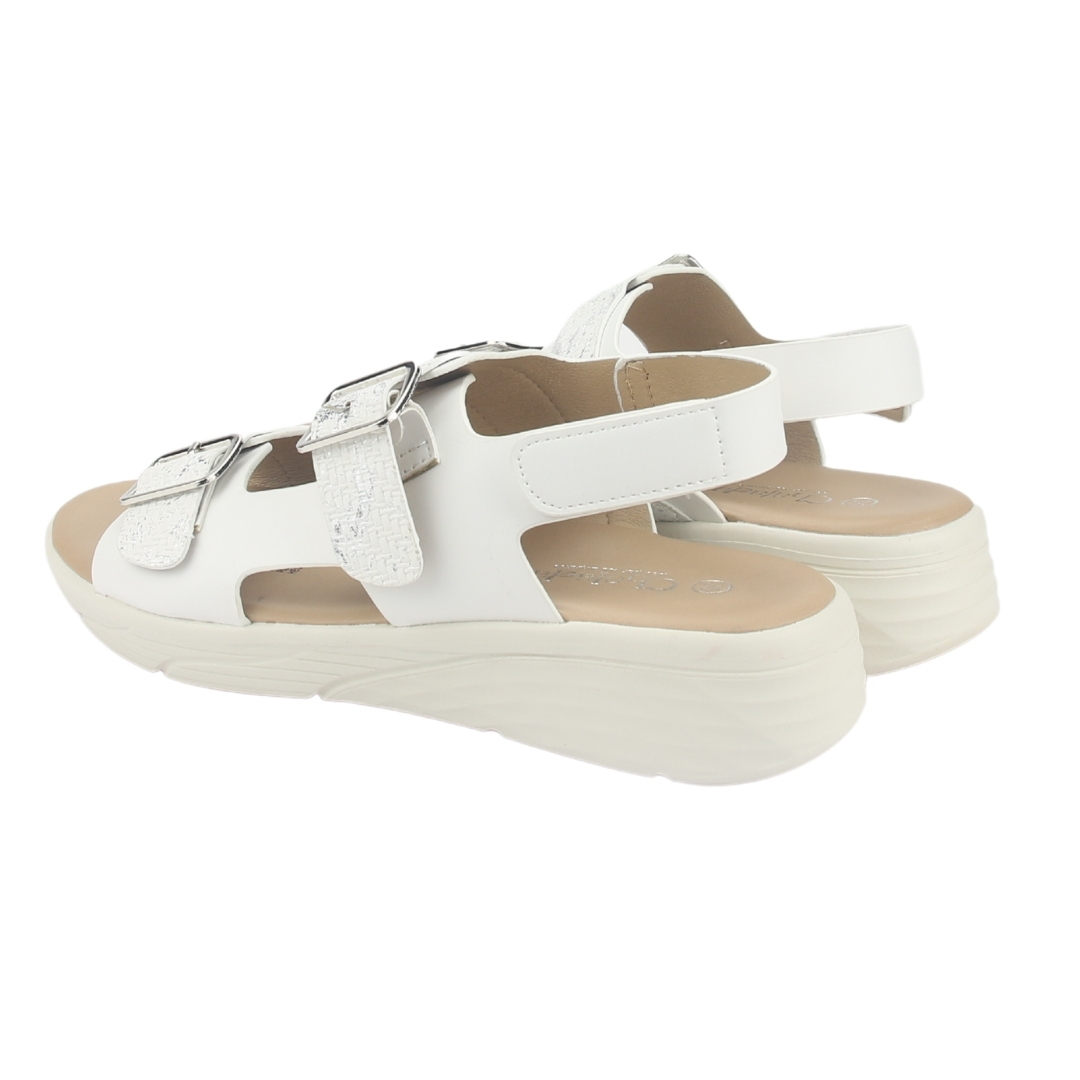 SANDALIA MUJER CHALADA BLANCO BENI-12 CASUAL - 6