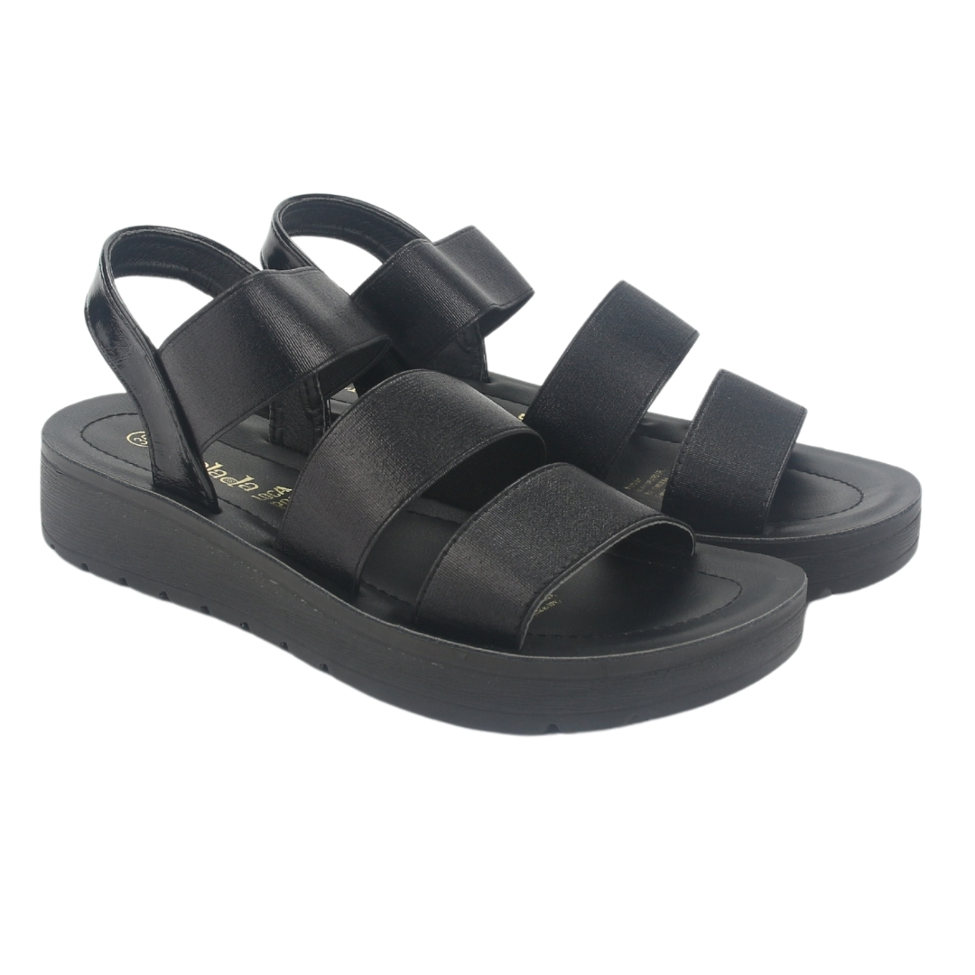 SANDALIA MUJER CHALADA NEGRO QUANTAH-20 CASUAL - 5
