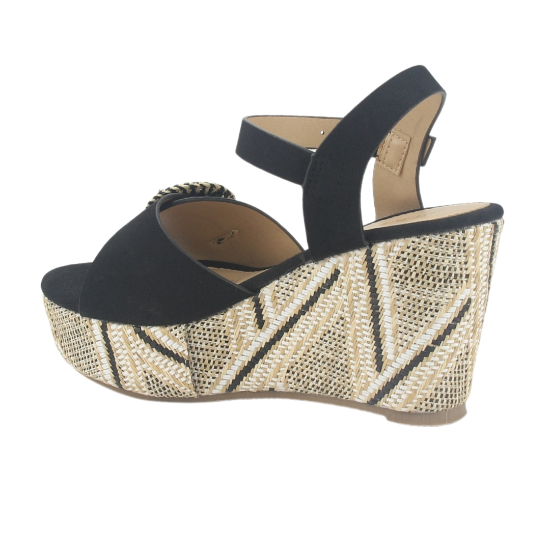 SANDALIA MUJER CHALADA NEGRO COMO-50 PLATAFORMA - 4
