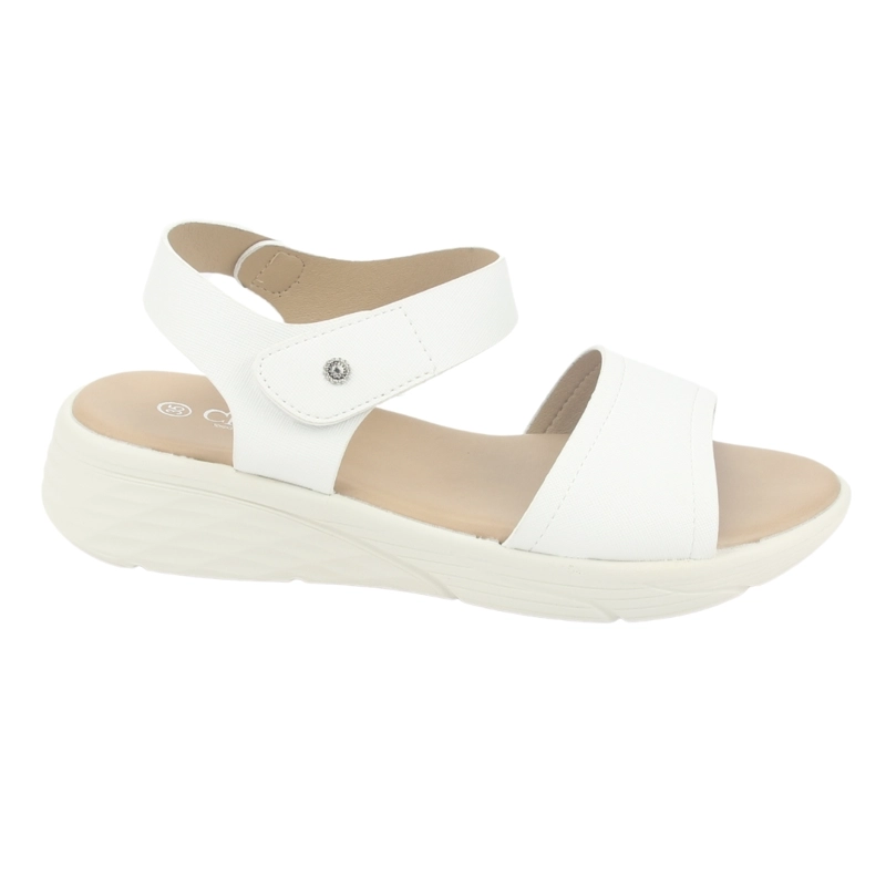 SANDALIA MUJER CHALADA BLANCO BENI-11 CASUAL - 1