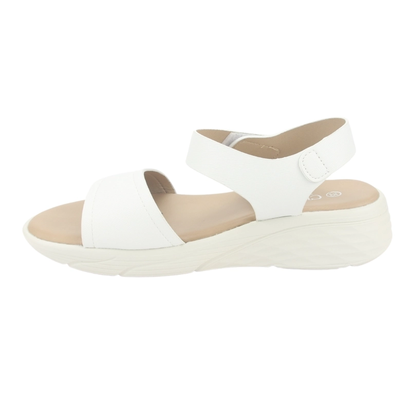 SANDALIA MUJER CHALADA BLANCO BENI-11 CASUAL - 2
