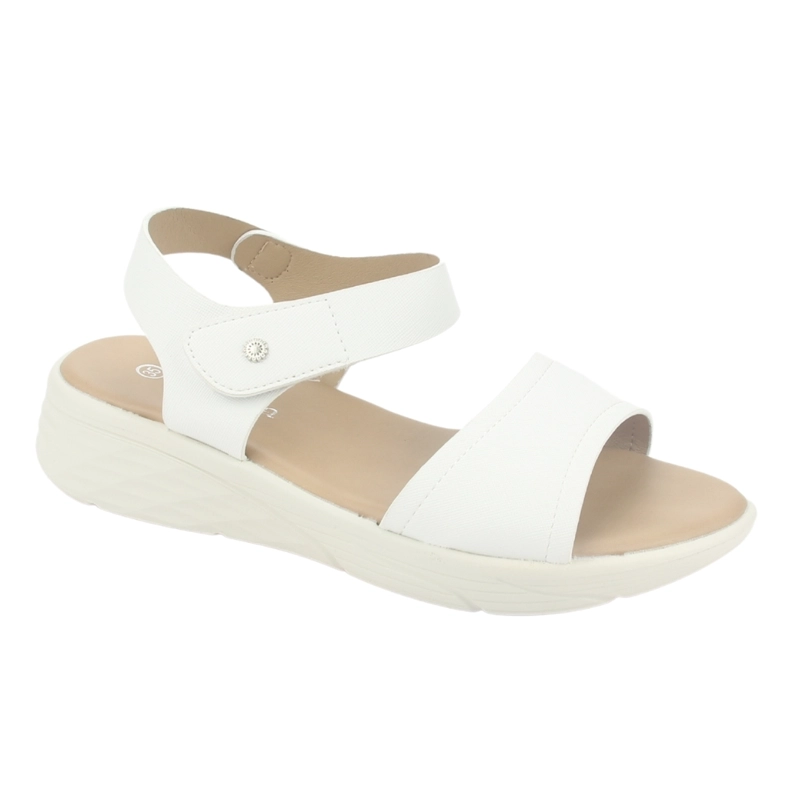 SANDALIA MUJER CHALADA BLANCO BENI-11 CASUAL - 3